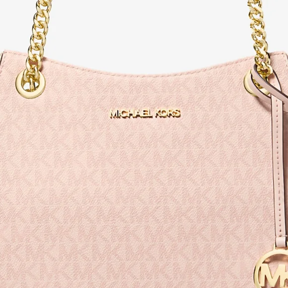 Michael Kors Jet Set Large Color-Block Signature Logo Tote Bag - MSRP $398 - Picture 3 of 9